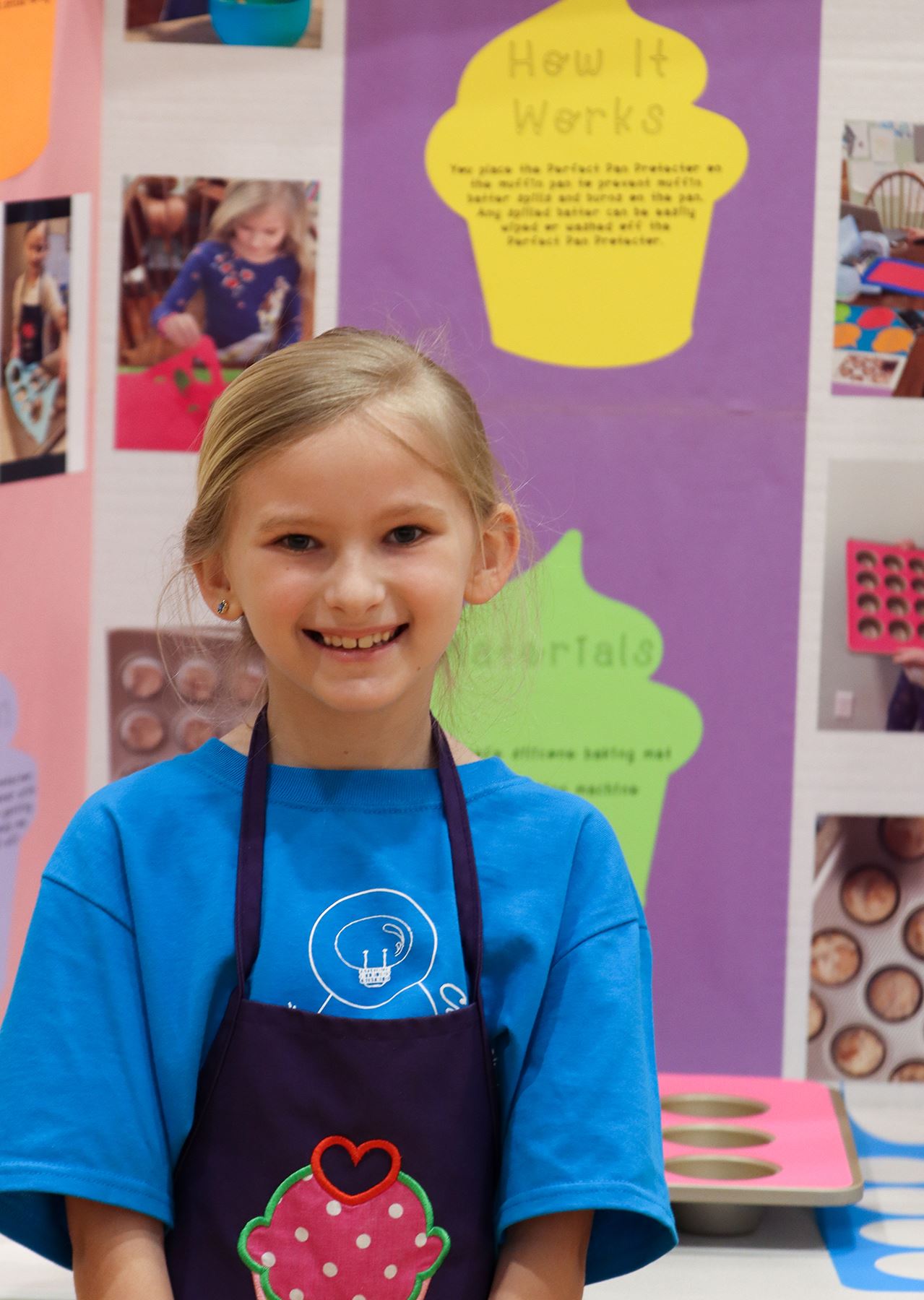  Harper Prall, from Fairley, is all smiles after earning first place in this year’s Inventive Minds 