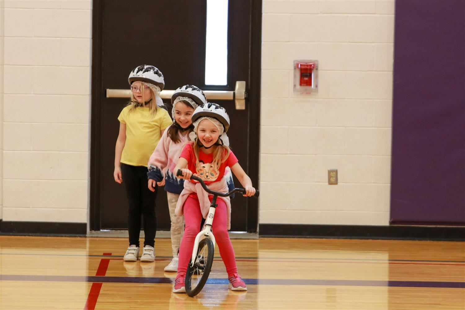  Fairley Elementary students enjoy a bike-riding lesson thanks to the All Kids Bike program.
