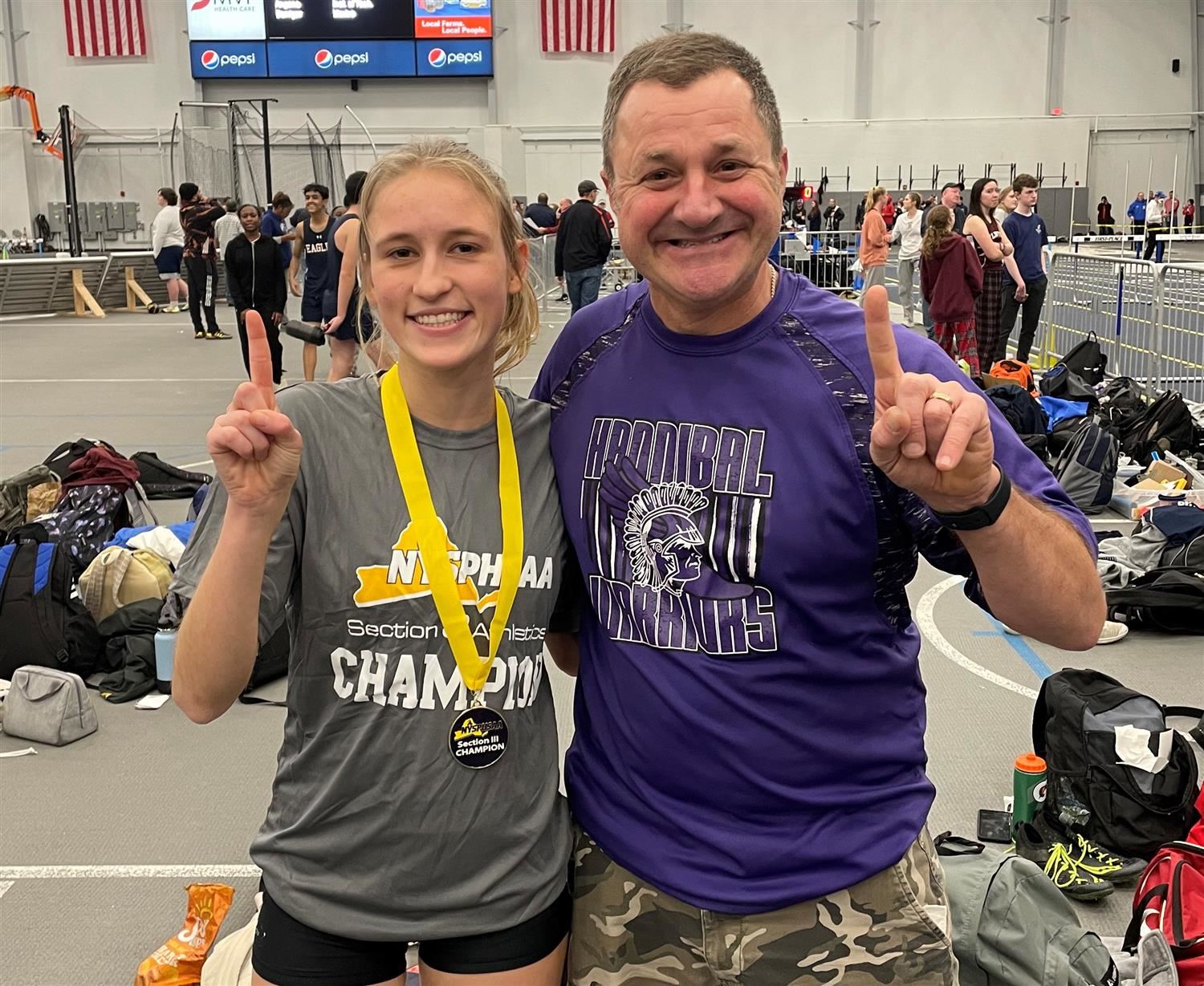  Lena Turaj and coach Dan Pawelwicz